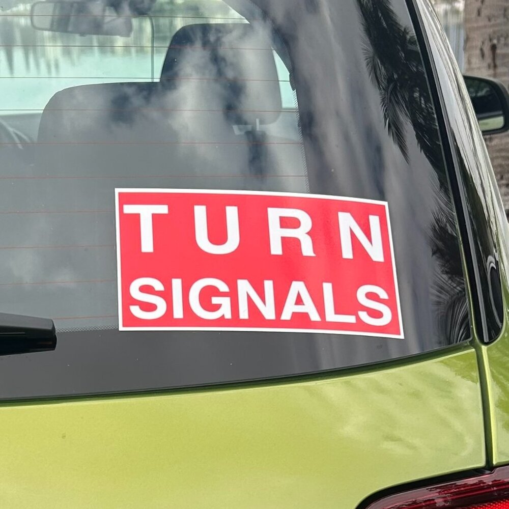 Car rare window vinyl sticker